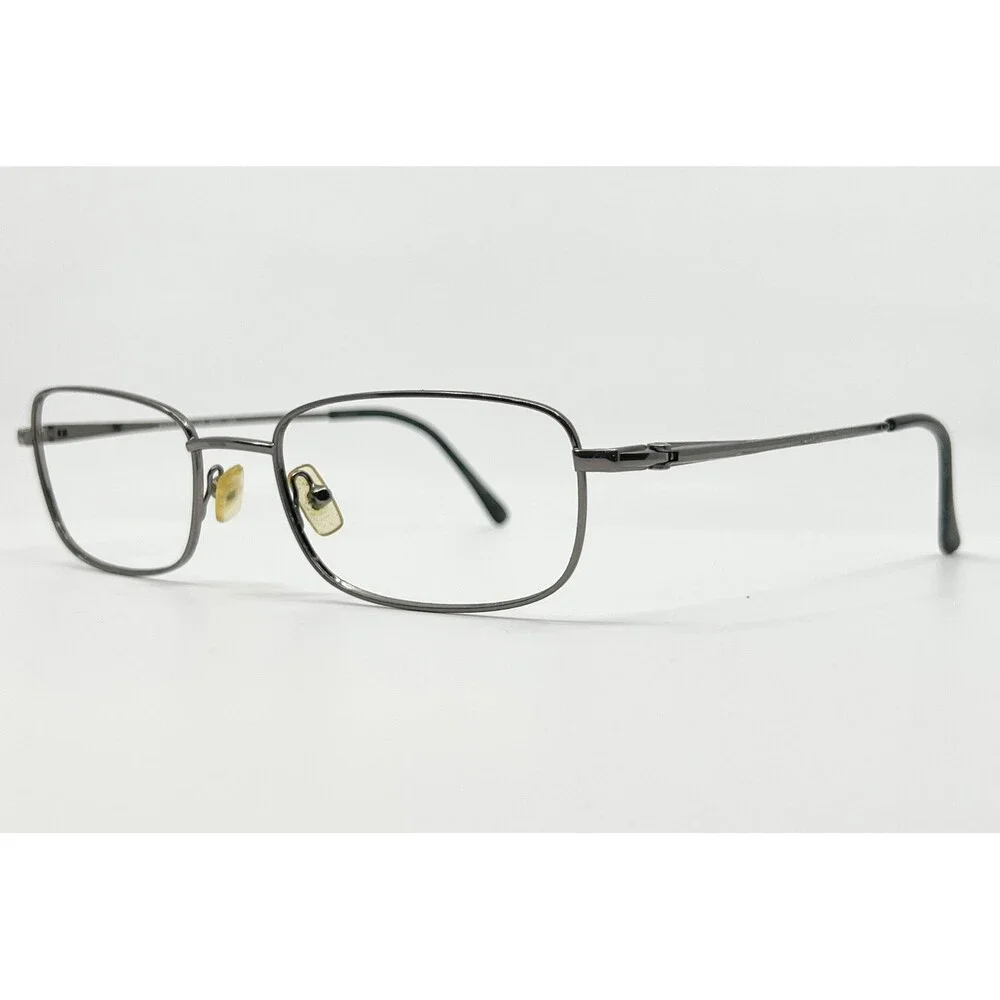 Wrangler Eyeglass Frames Mens Gunmetal Rectangular W106 51-20-145